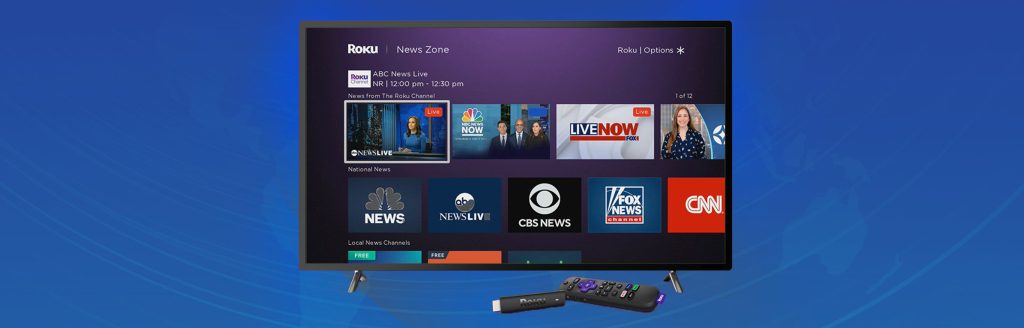 watch  CNN on Roku with cable connection